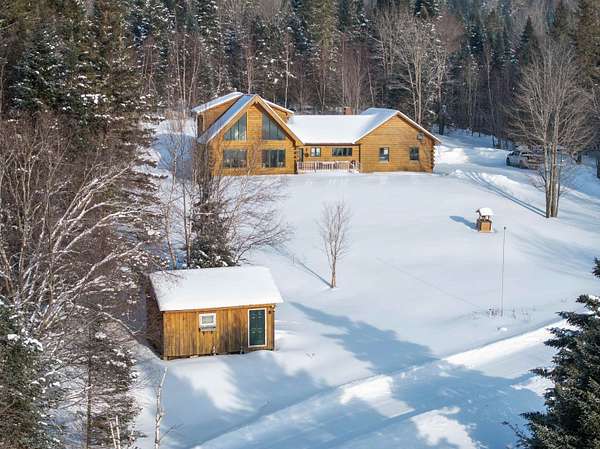 5 Acres of Residential Land with Home for Sale in Pittsburg, New Hampshire