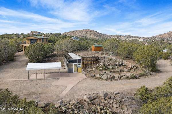 2 Acres of Residential Land with Home for Sale in Prescott, Arizona