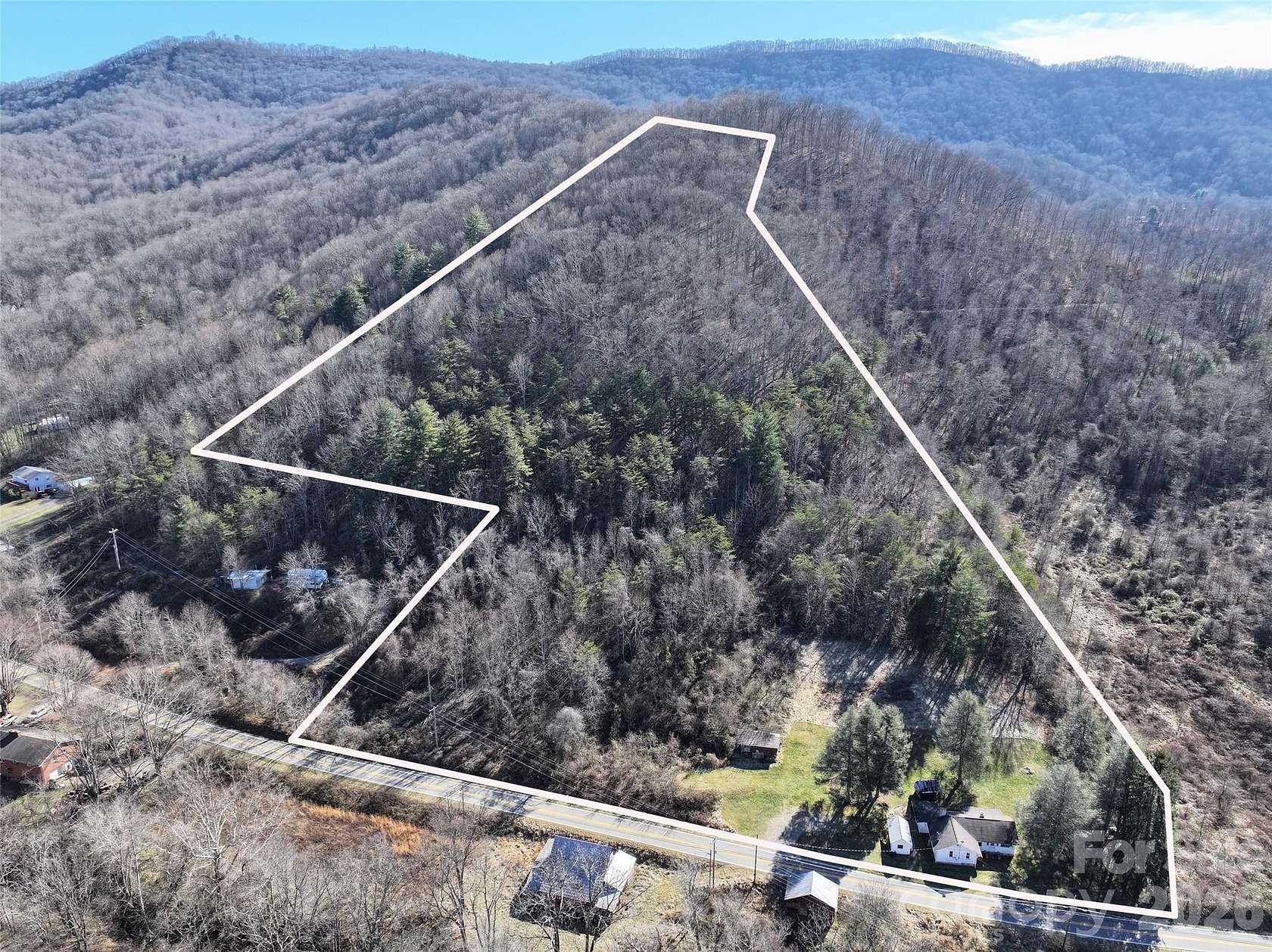 22 Acres of Recreational Land with Home for Sale in Waynesville, North Carolina