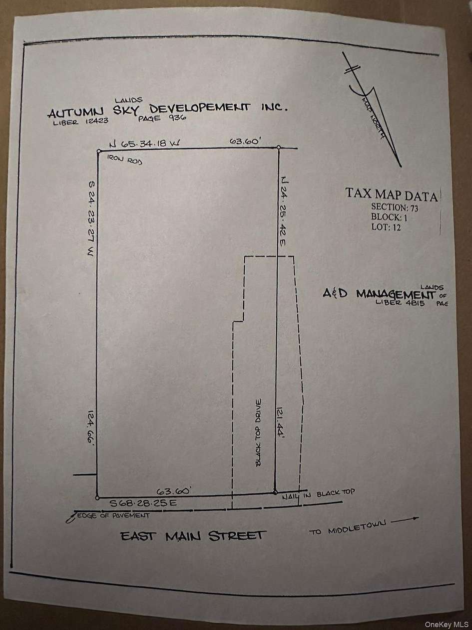 0.18 Acres of Mixed-Use Land for Sale in Middletown, New York