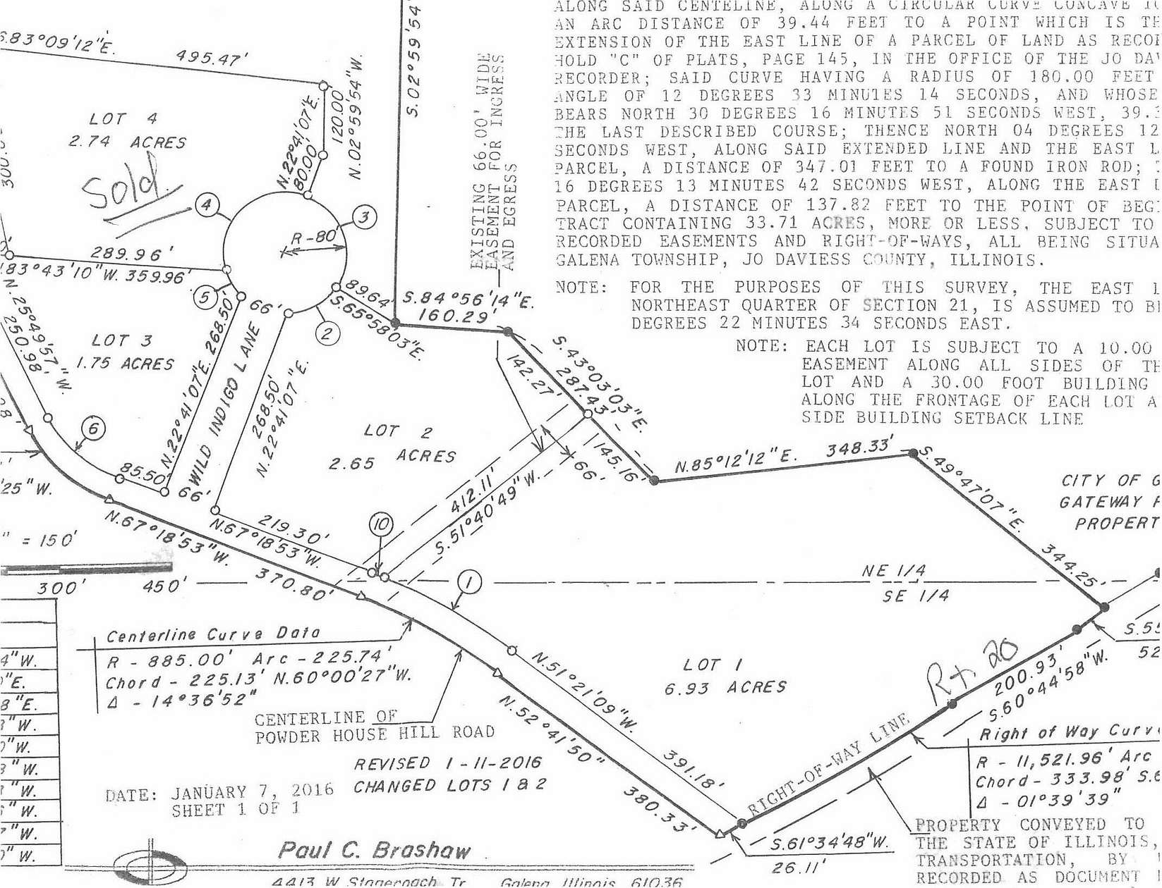 1.75 Acres of Land for Sale in Galena, Illinois