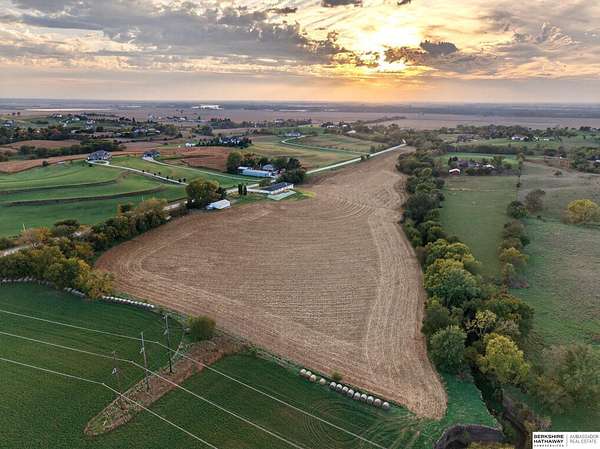 10.7 Acres of Land with Home for Sale in Gretna, Nebraska