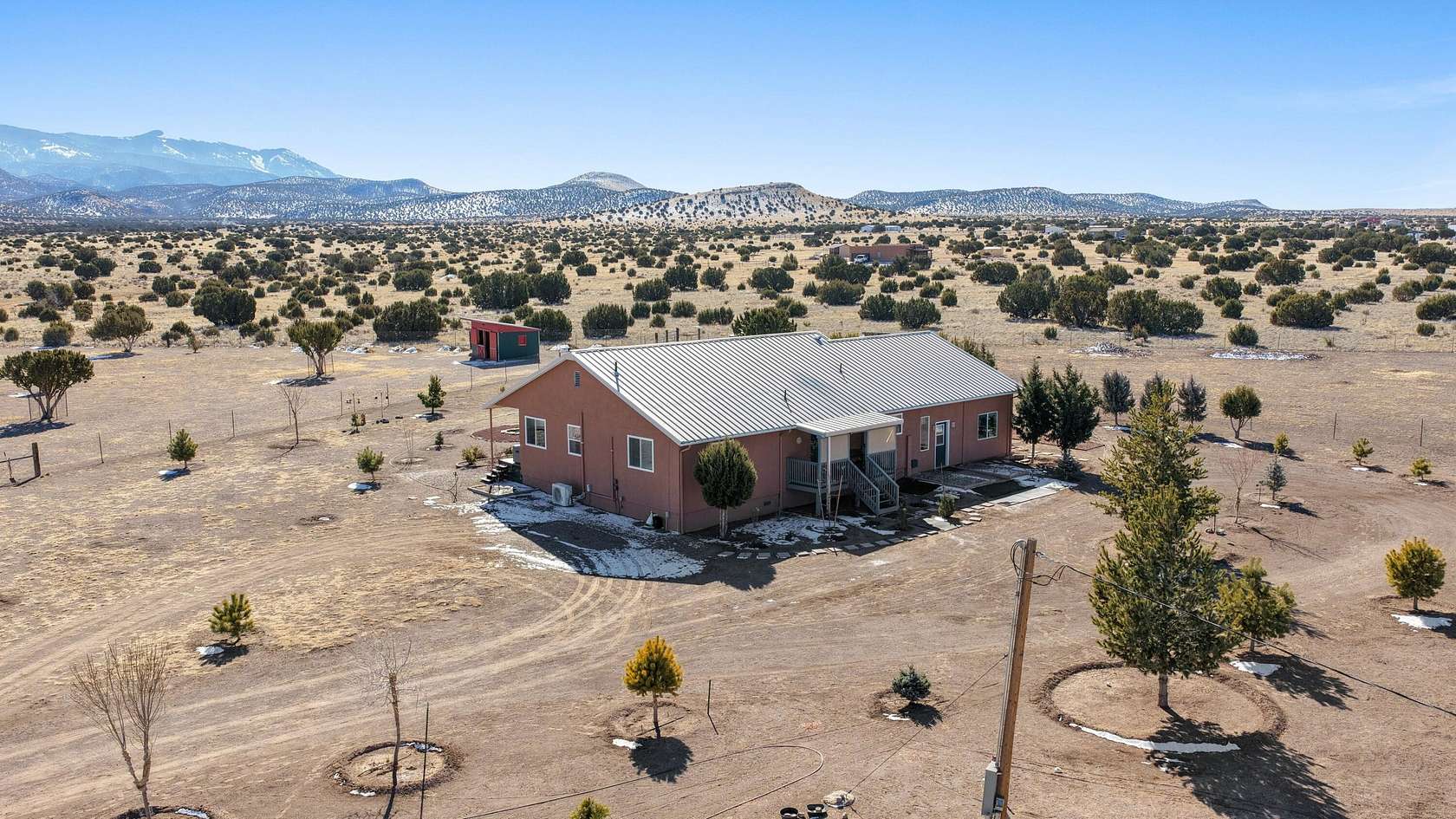 10 Acres of Land with Home for Sale in Magdalena, New Mexico