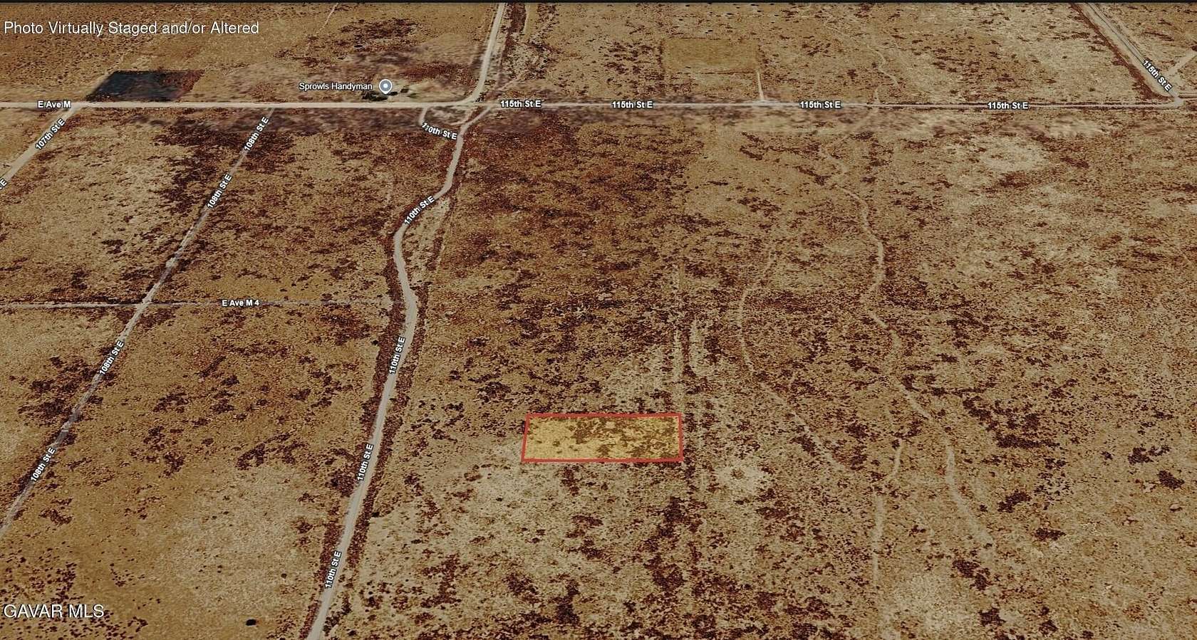 1.27 Acres of Land for Sale in Lancaster, California