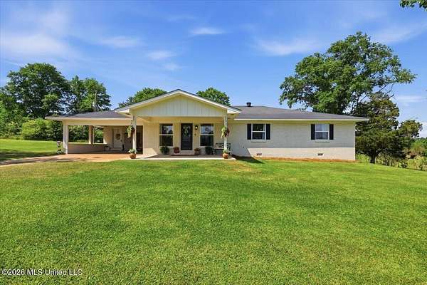 1.77 Acres of Land with Home for Sale in Mendenhall, Mississippi
