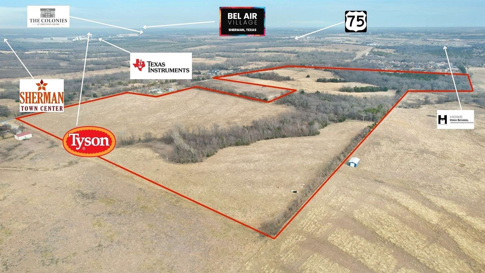 60.4 Acres of Land for Sale in Howe, Texas