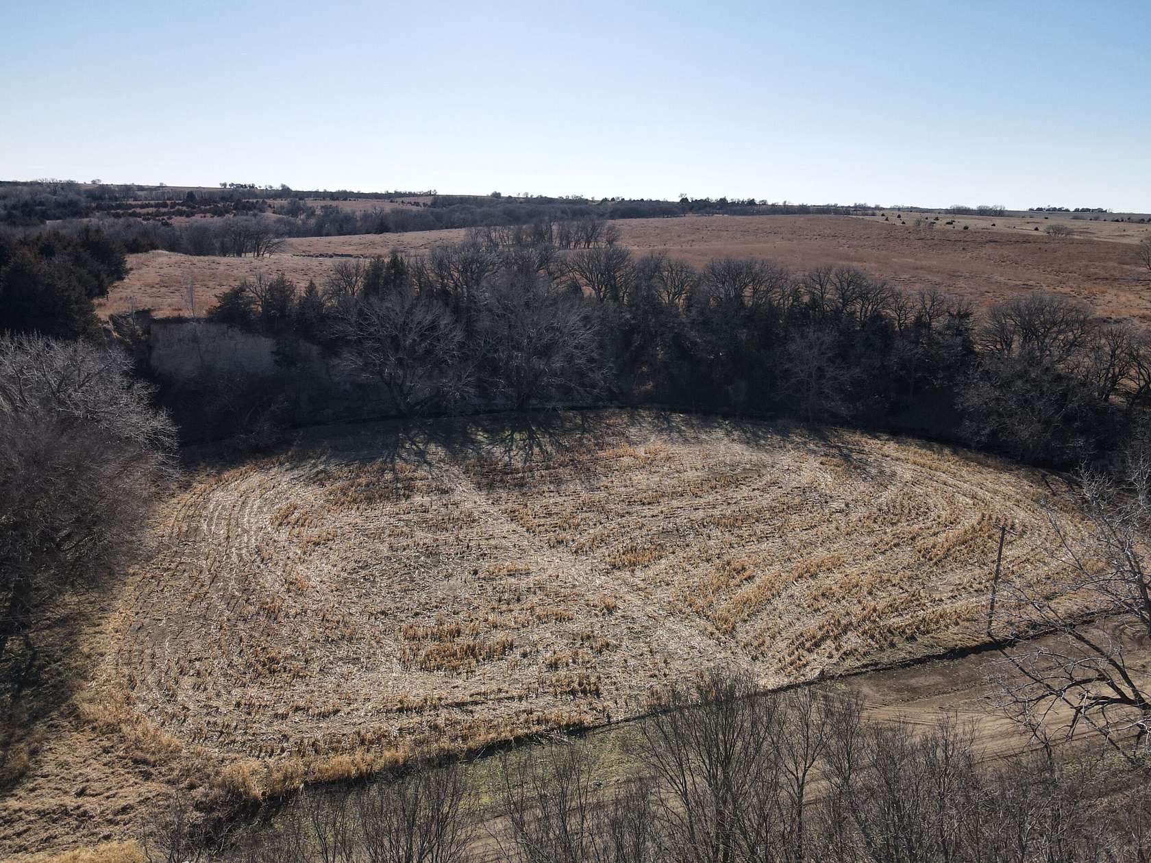 79.3 Acres of Recreational Land & Farm for Sale in Burr Oak, Kansas