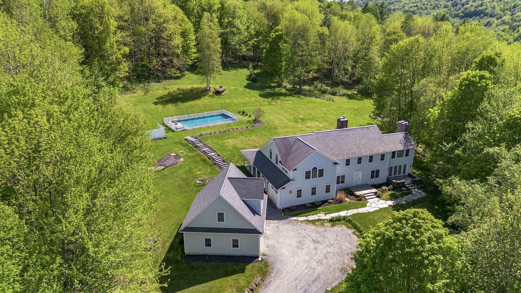20.3 Acres of Recreational Land with Home for Sale in Moretown, Vermont