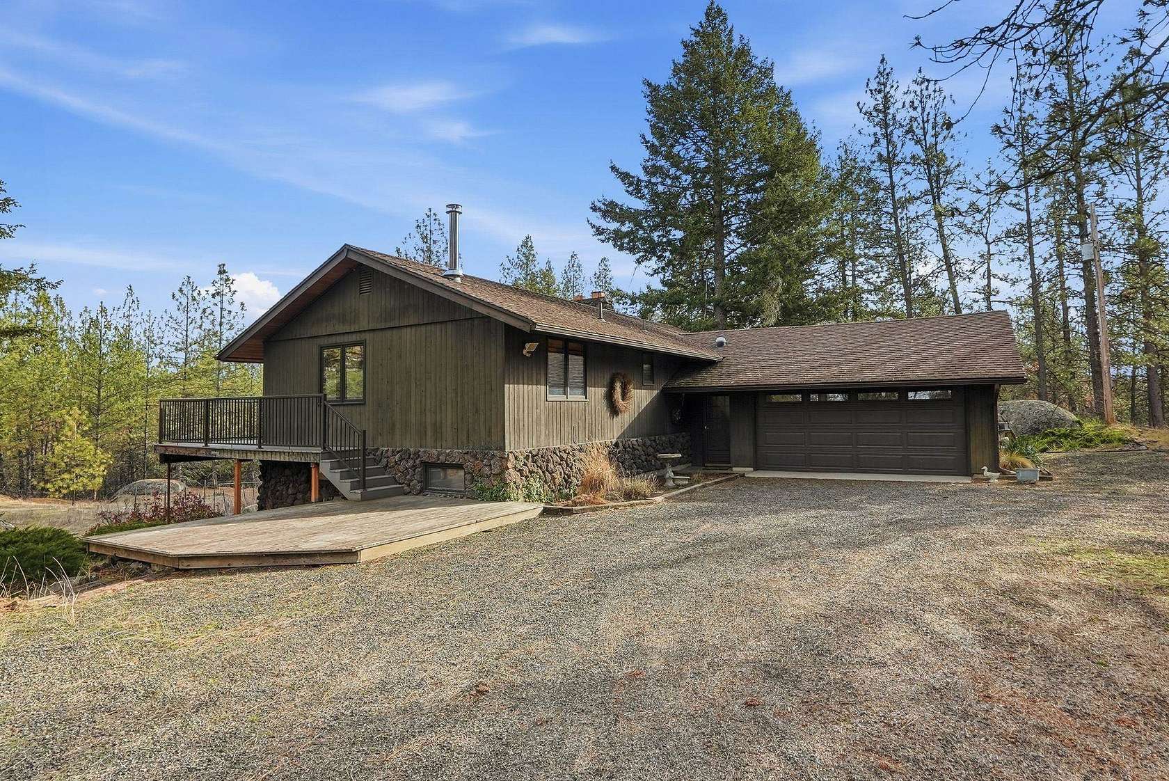 36.1 Acres of Recreational Land with Home for Sale in Spokane, Washington