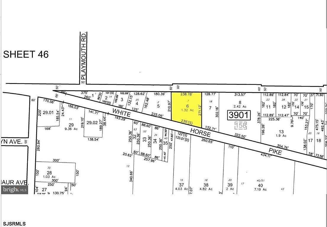 1.32 Acres of Land for Sale in Hammonton, New Jersey