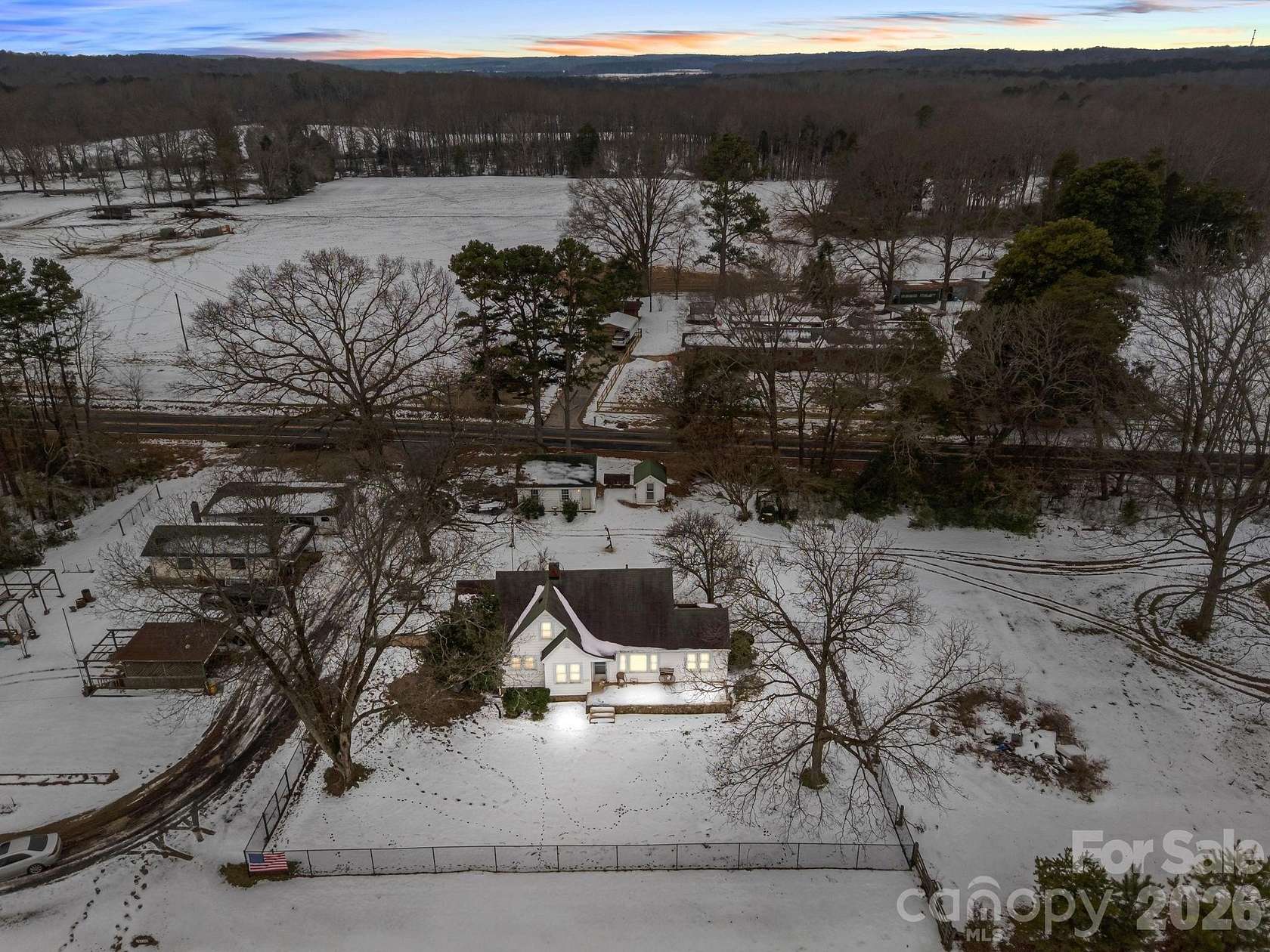 4.8 Acres of Residential Land with Home for Sale in Gold Hill, North Carolina