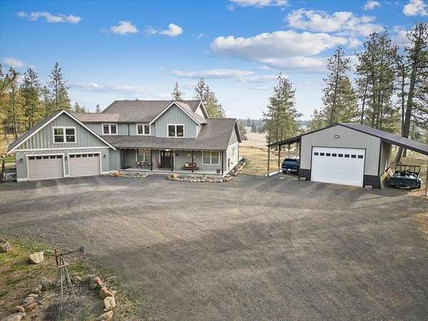 9.8 Acres of Residential Land with Home for Sale in Cheney, Washington