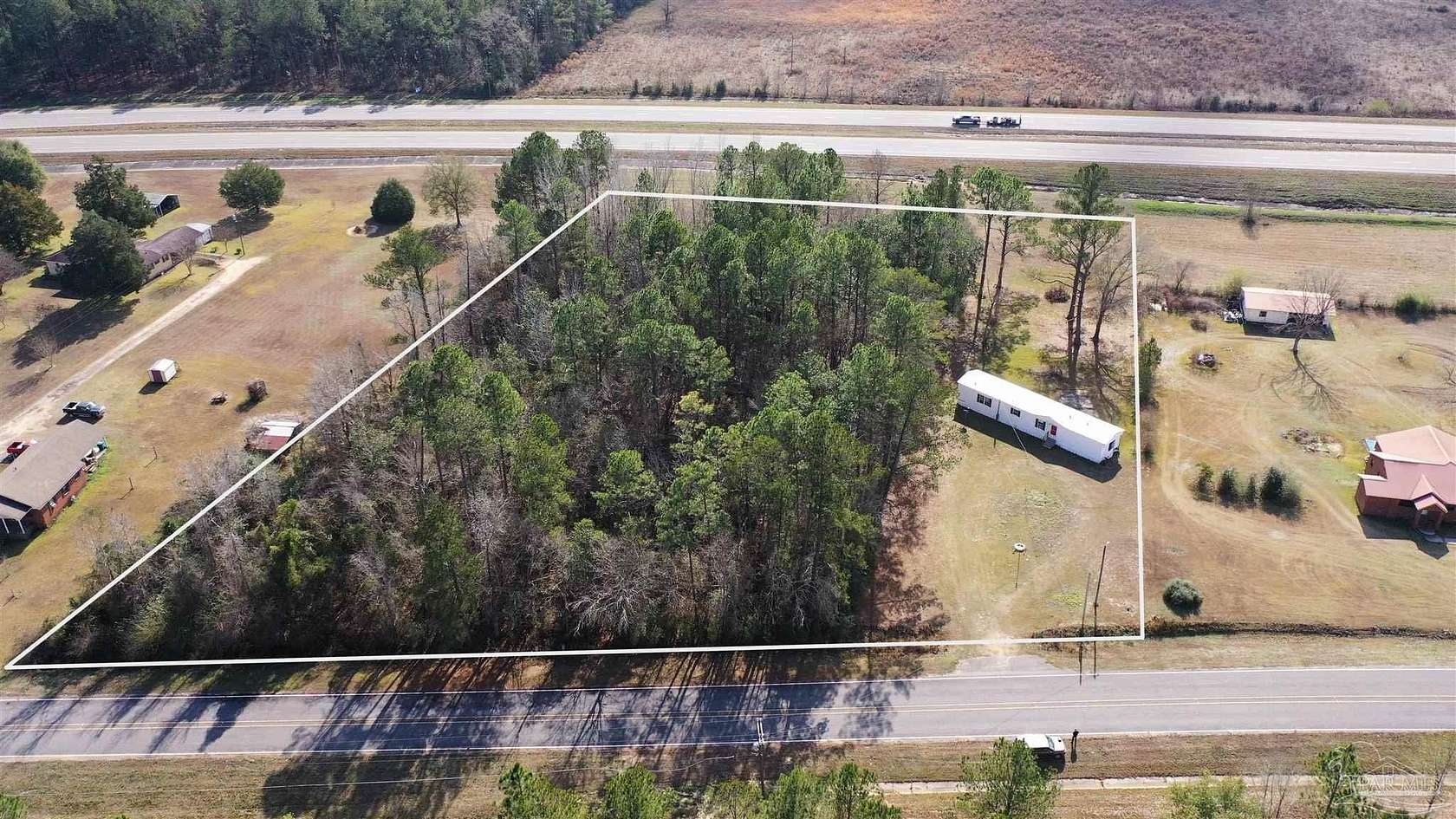 3.6 Acres of Residential Land with Home for Sale in Flomaton, Alabama