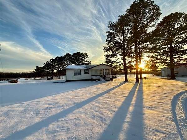 12.4 Acres of Land with Home for Sale in Okemah, Oklahoma