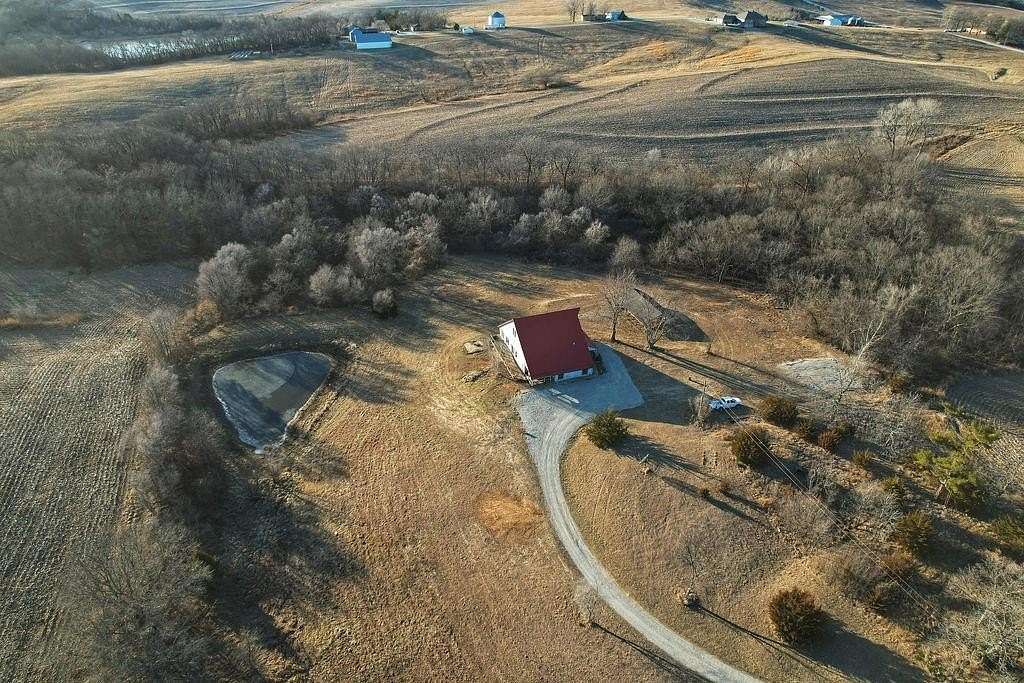 10 Acres of Recreational Land with Home for Sale in Atchison, Kansas