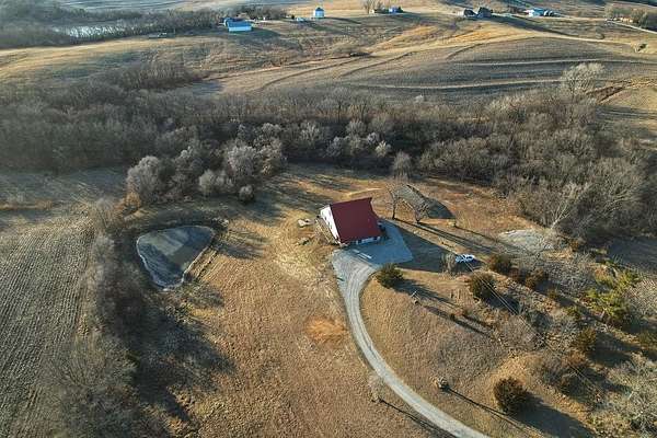 10 Acres of Recreational Land with Home for Sale in Atchison, Kansas