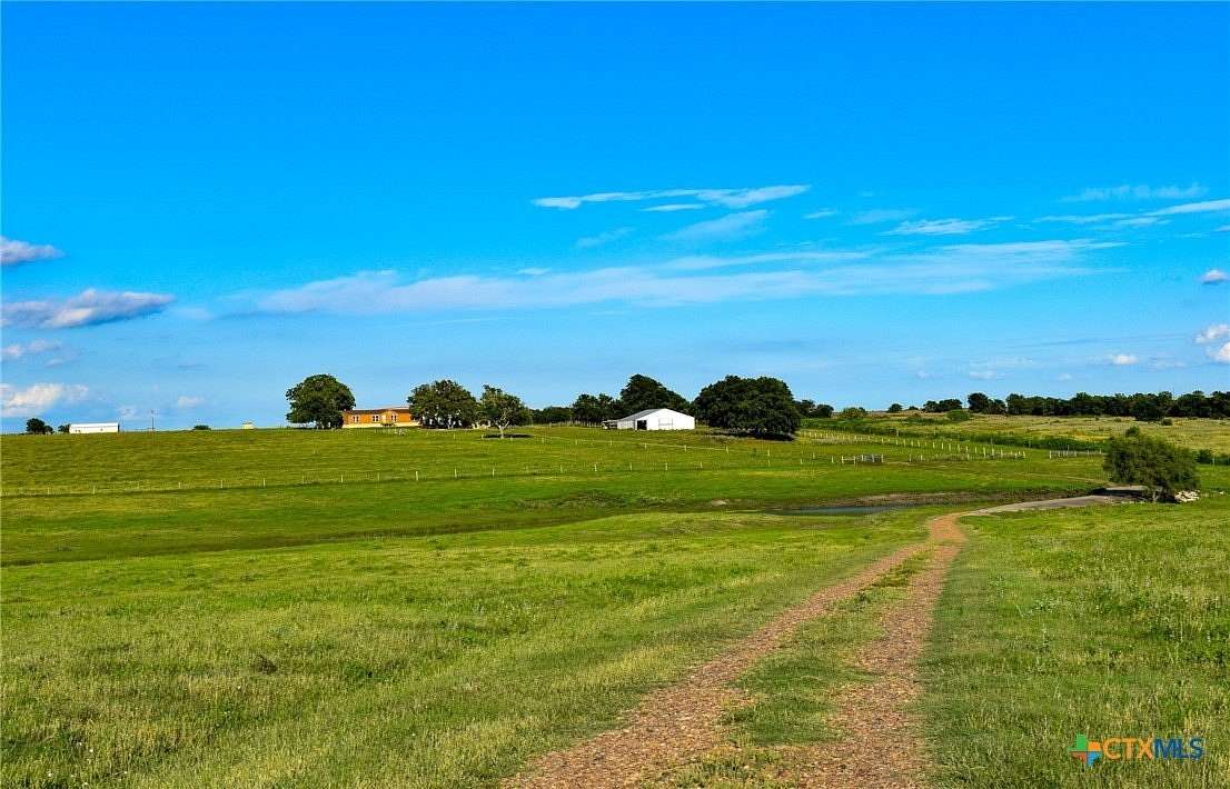 18.4 Acres of Land with Home for Sale in Shiner, Texas