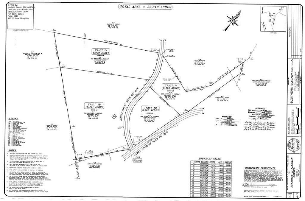 5 Acres of Land for Sale in Danielsville, Georgia