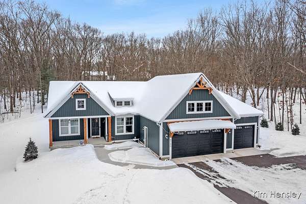 2 Acres of Residential Land with Home for Sale in Rockford, Michigan