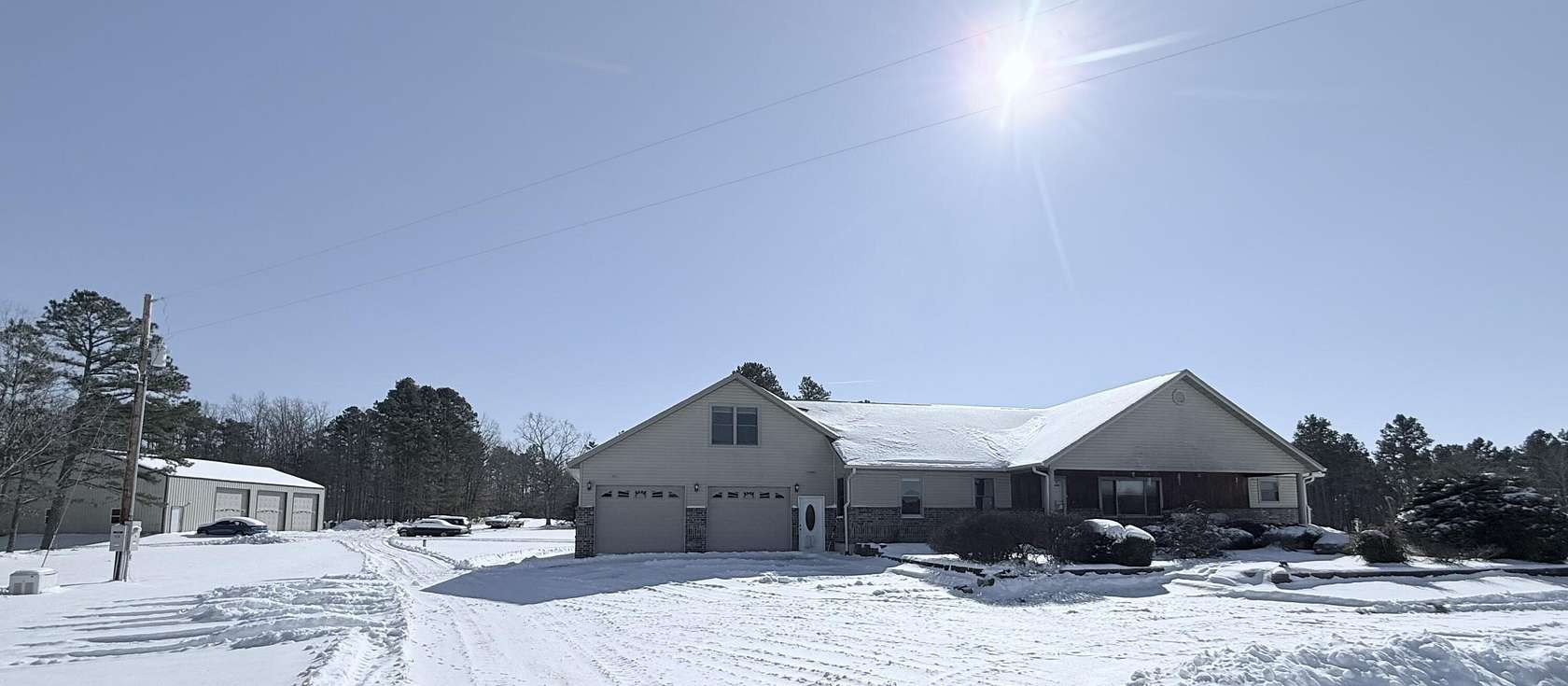 83.7 Acres of Recreational Land with Home for Sale in Summersville, Missouri