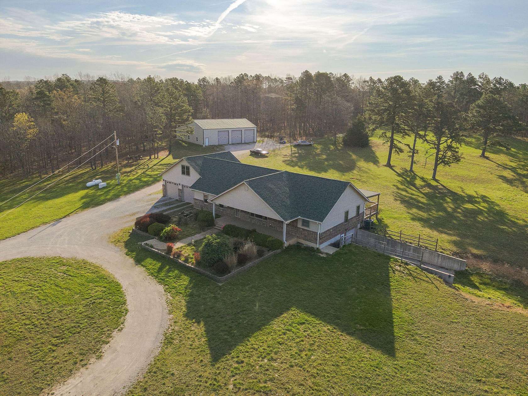 83.7 Acres of Recreational Land with Home for Sale in Summersville, Missouri