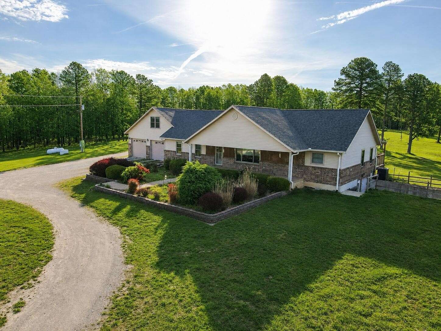 83.7 Acres of Recreational Land with Home for Sale in Summersville, Missouri