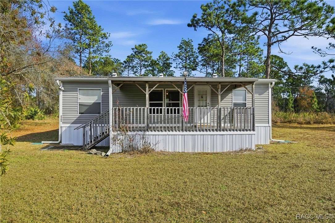 5 Acres of Residential Land with Home for Sale in Crystal River, Florida