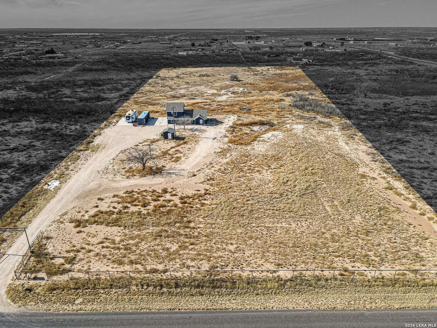 6.3 Acres of Residential Land with Home for Sale in Stanton, Texas