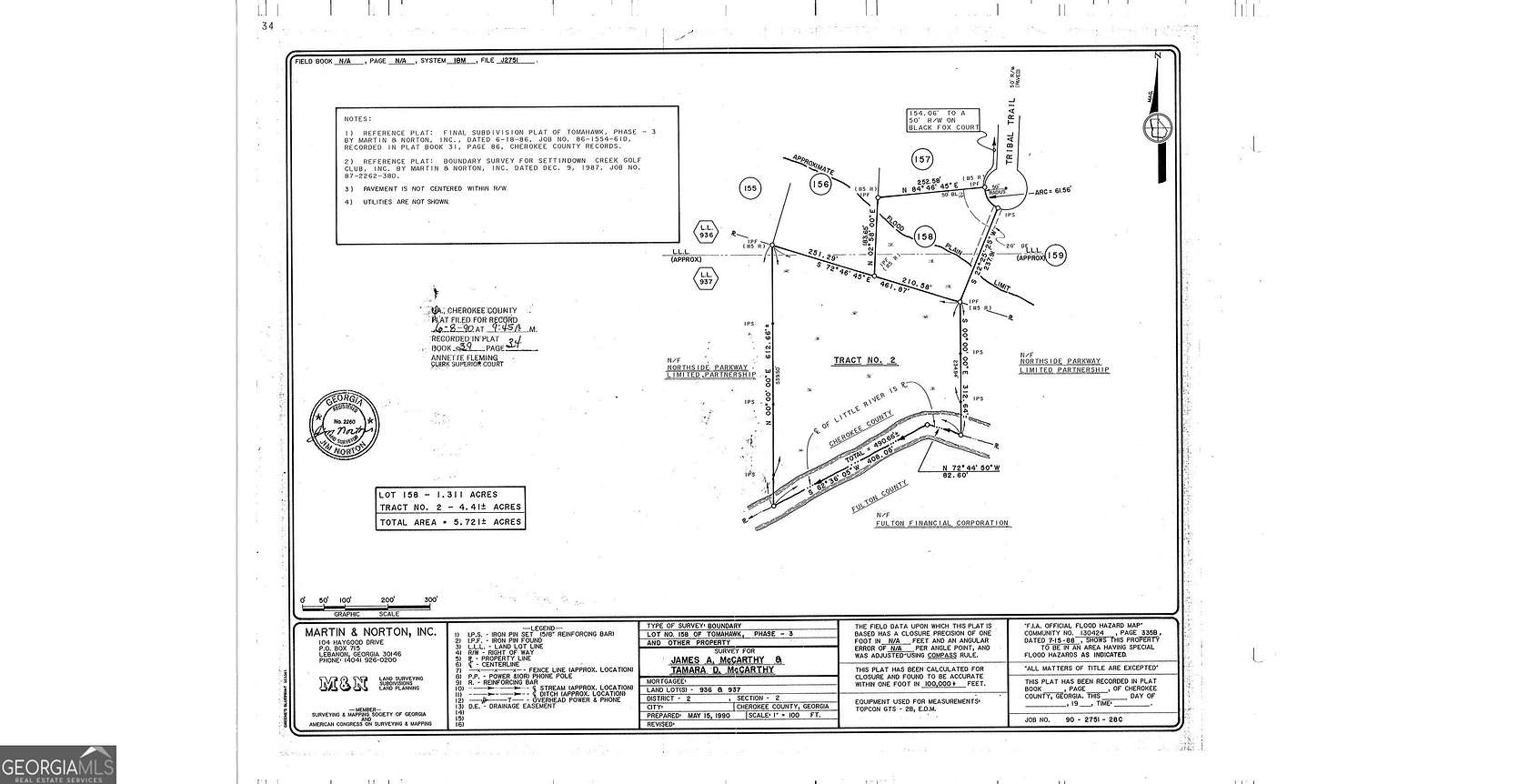 5.72 Acres of Residential Land for Sale in Woodstock, Georgia