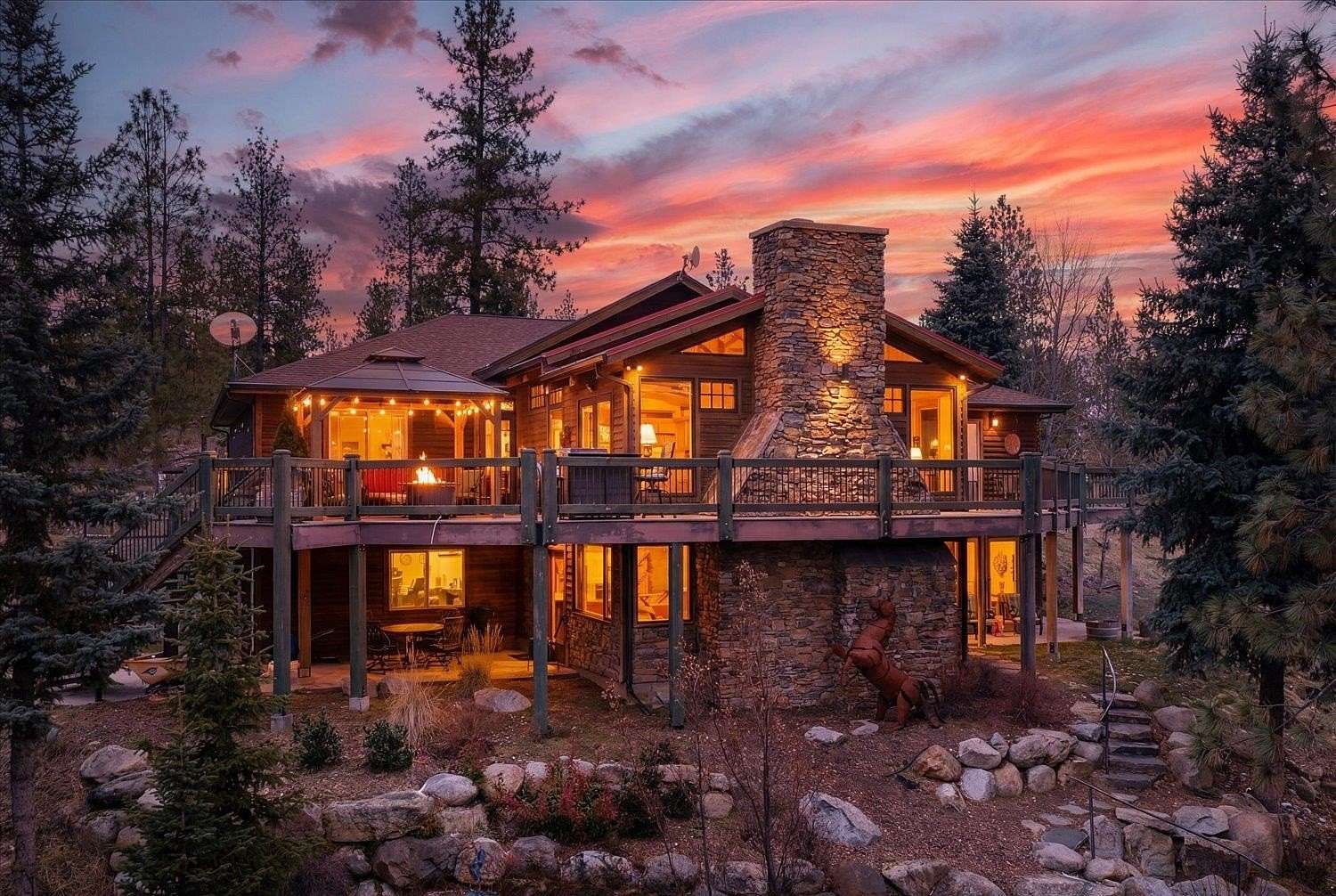 55 Acres of Land with Home for Sale in Deer Park, Washington