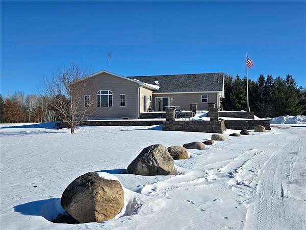 5 Acres of Residential Land with Home for Sale in Braham, Minnesota