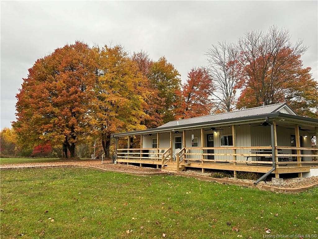 2 Acres of Residential Land with Home for Sale in New Pekin, Indiana