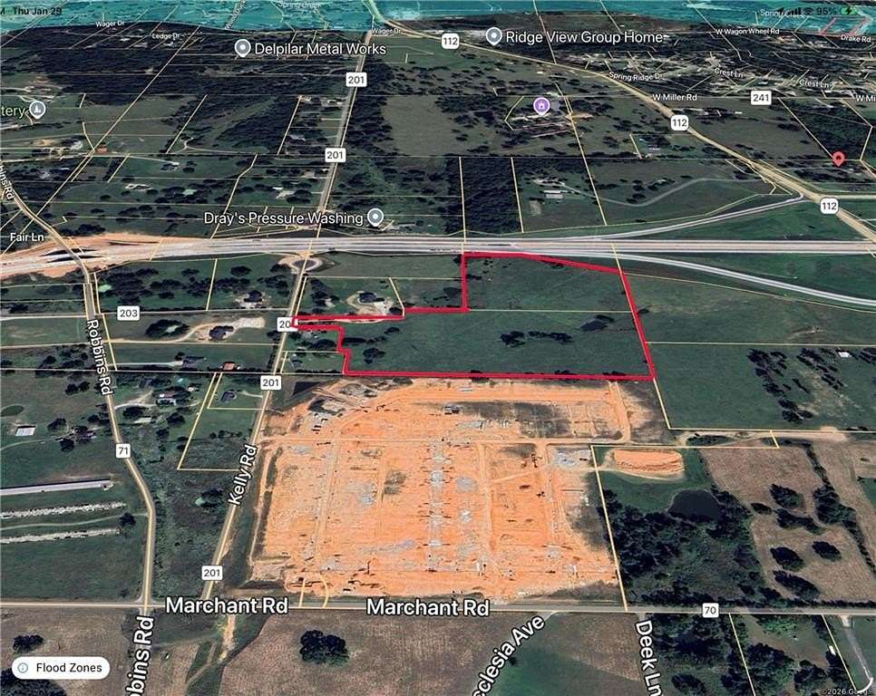 22.2 Acres of Agricultural Land for Sale in Springdale, Arkansas