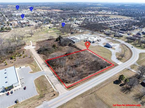 1.87 Acres of Commercial Land for Sale in Gentry, Arkansas