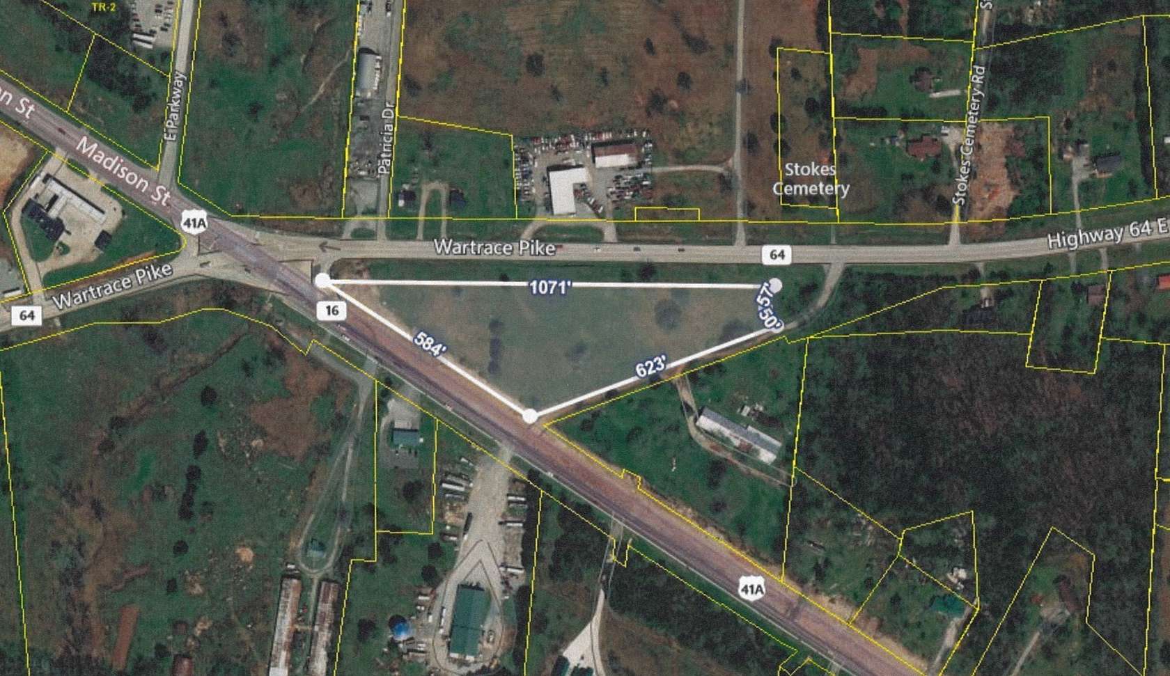 4.5 Acres of Commercial Land for Sale in Shelbyville, Tennessee
