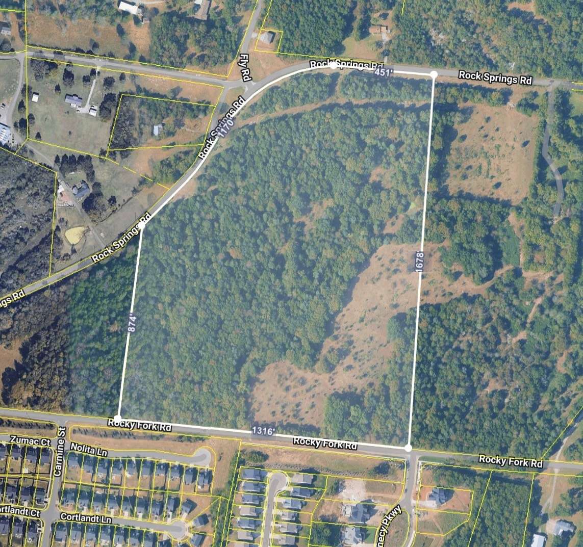 46 Acres of Recreational Land for Sale in Nolensville, Tennessee