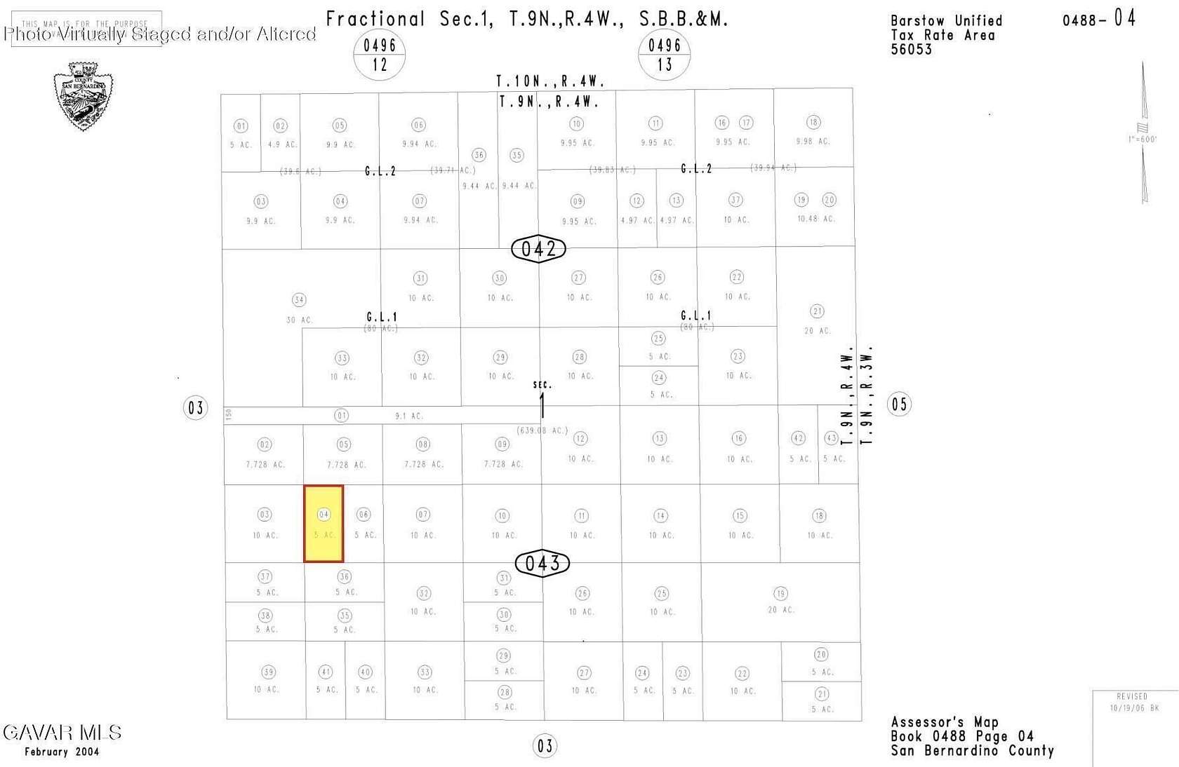 Land for Sale in Hinkley, California