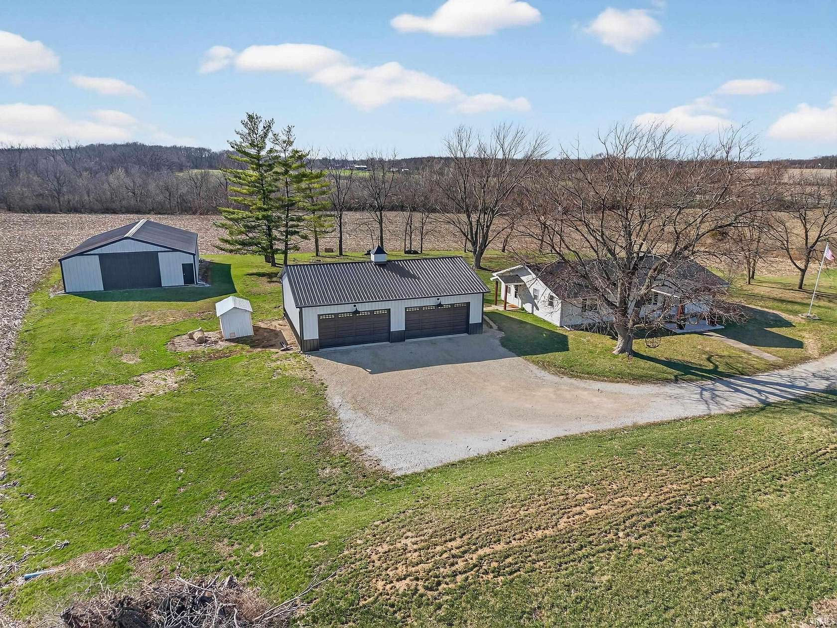 2.25 Acres of Land with Home for Sale in Upland, Indiana