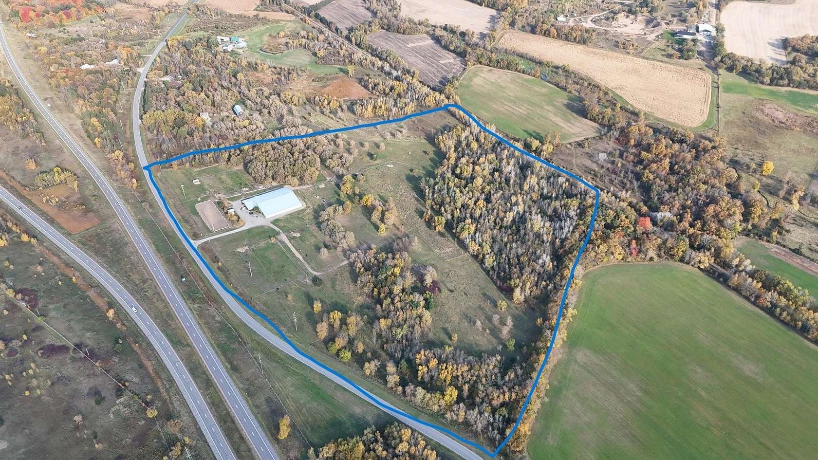 45 Acres of Land with Home for Sale in St. Joseph, Minnesota