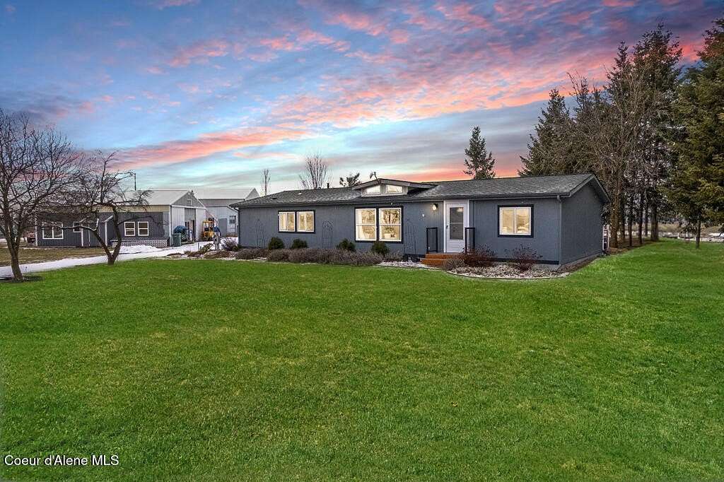 4.79 Acres of Residential Land with Home for Sale in Post Falls, Idaho