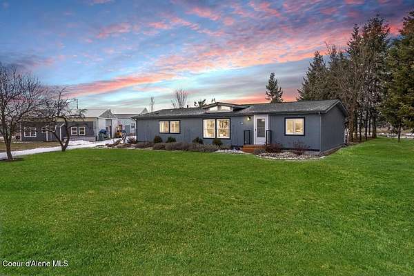 4.79 Acres of Residential Land with Home for Sale in Post Falls, Idaho