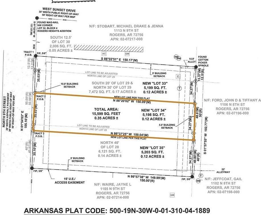 0.12 Acres of Residential Land for Sale in Rogers, Arkansas