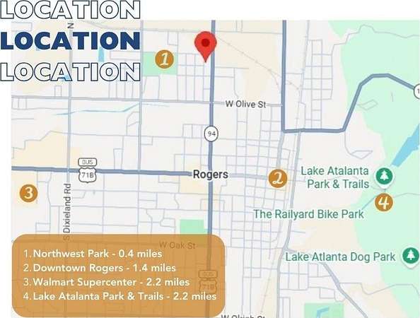 0.12 Acres of Residential Land for Sale in Rogers, Arkansas