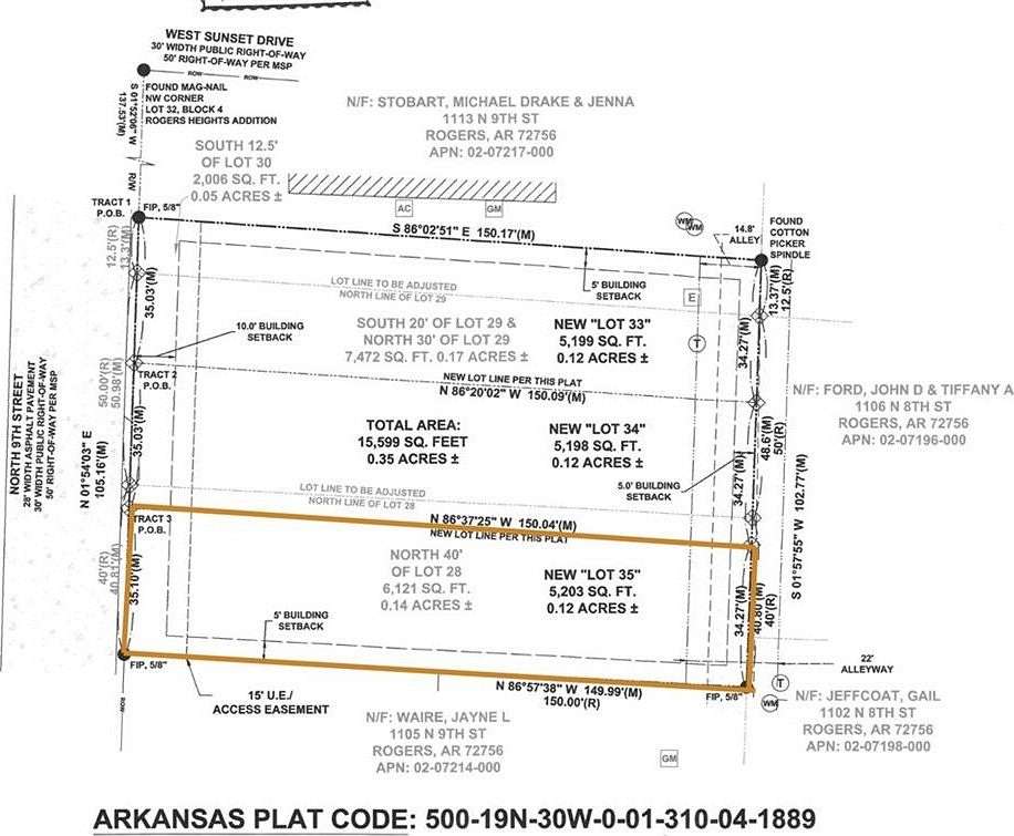0.12 Acres of Residential Land for Sale in Rogers, Arkansas