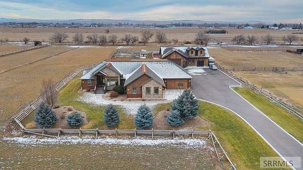 5.3 Acres of Residential Land with Home for Sale in Rigby, Idaho