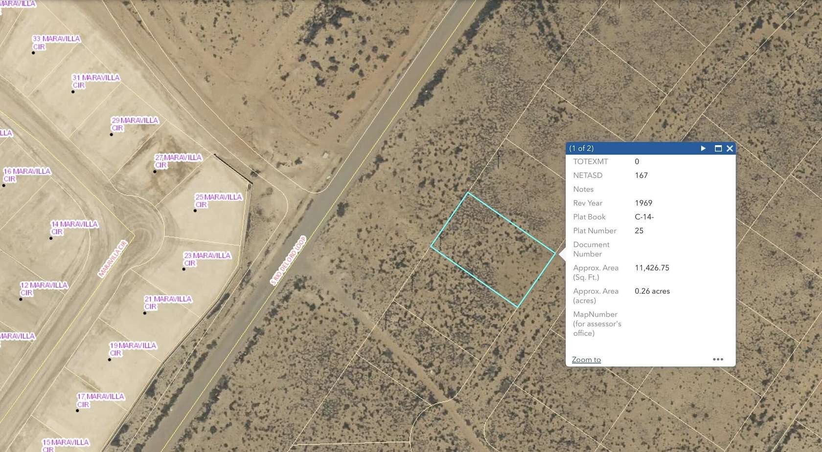 0.26 Acres of Land for Sale in Los Lunas, New Mexico