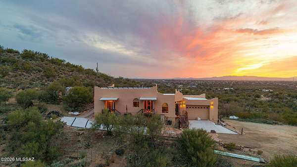 6.86 Acres of Residential Land with Home for Sale in Vail, Arizona