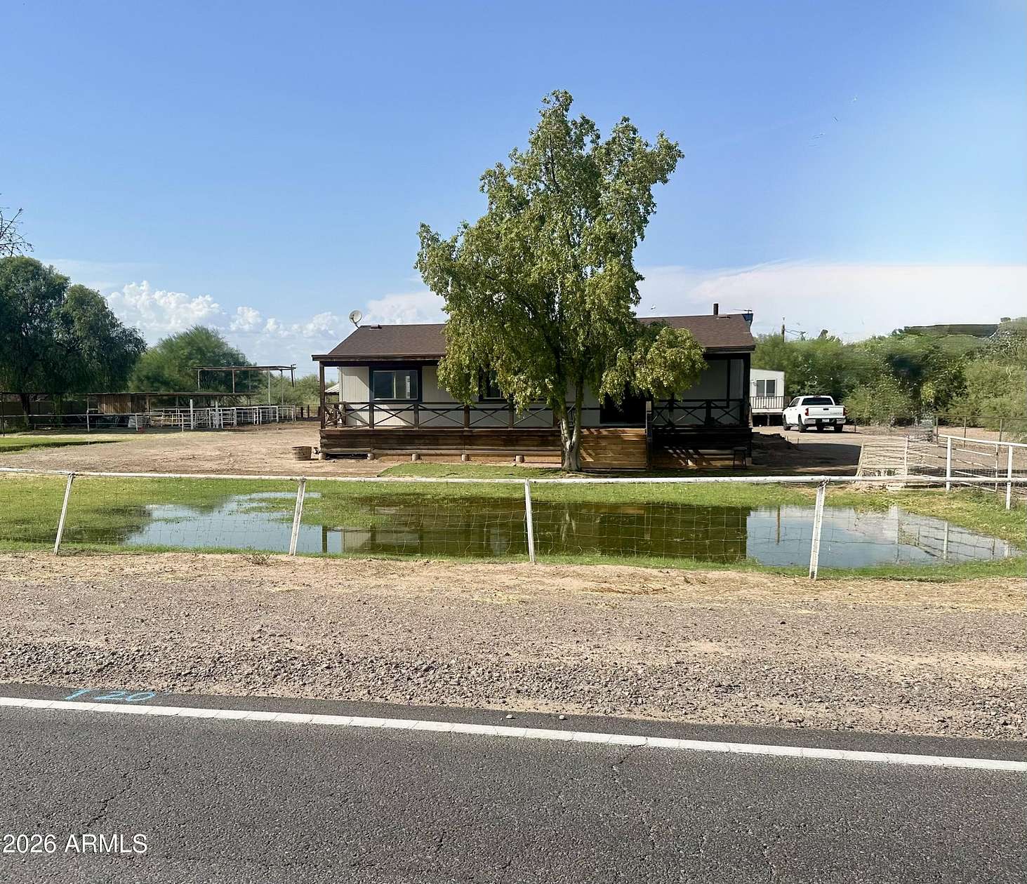 2.77 Acres of Residential Land with Home for Lease in Tolleson, Arizona