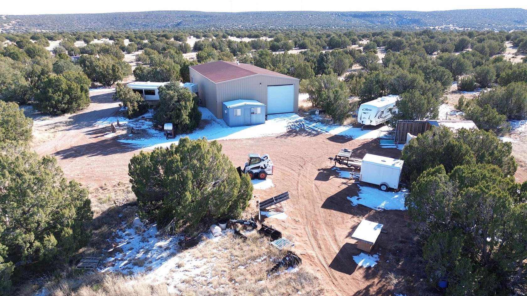 140 Acres of Recreational Land with Home for Sale in Santa Rosa, New Mexico