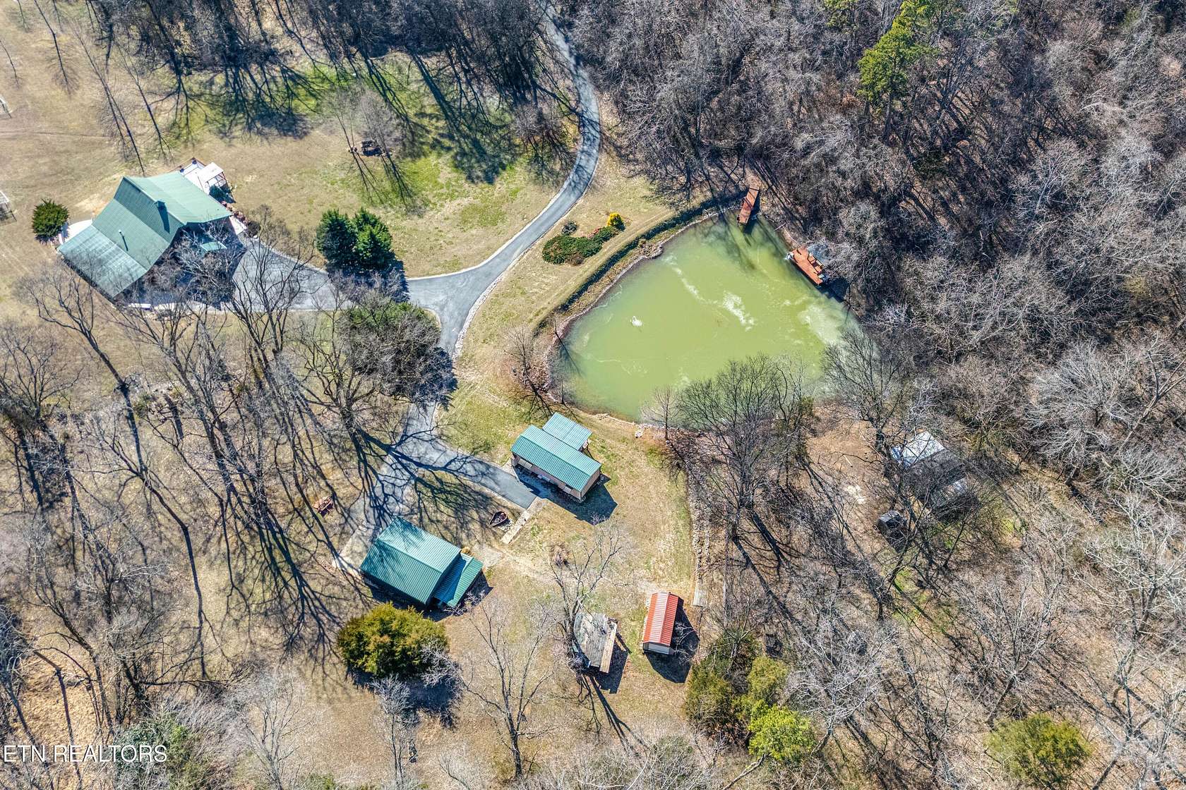 39.3 Acres of Land with Home for Sale in Rutledge, Tennessee